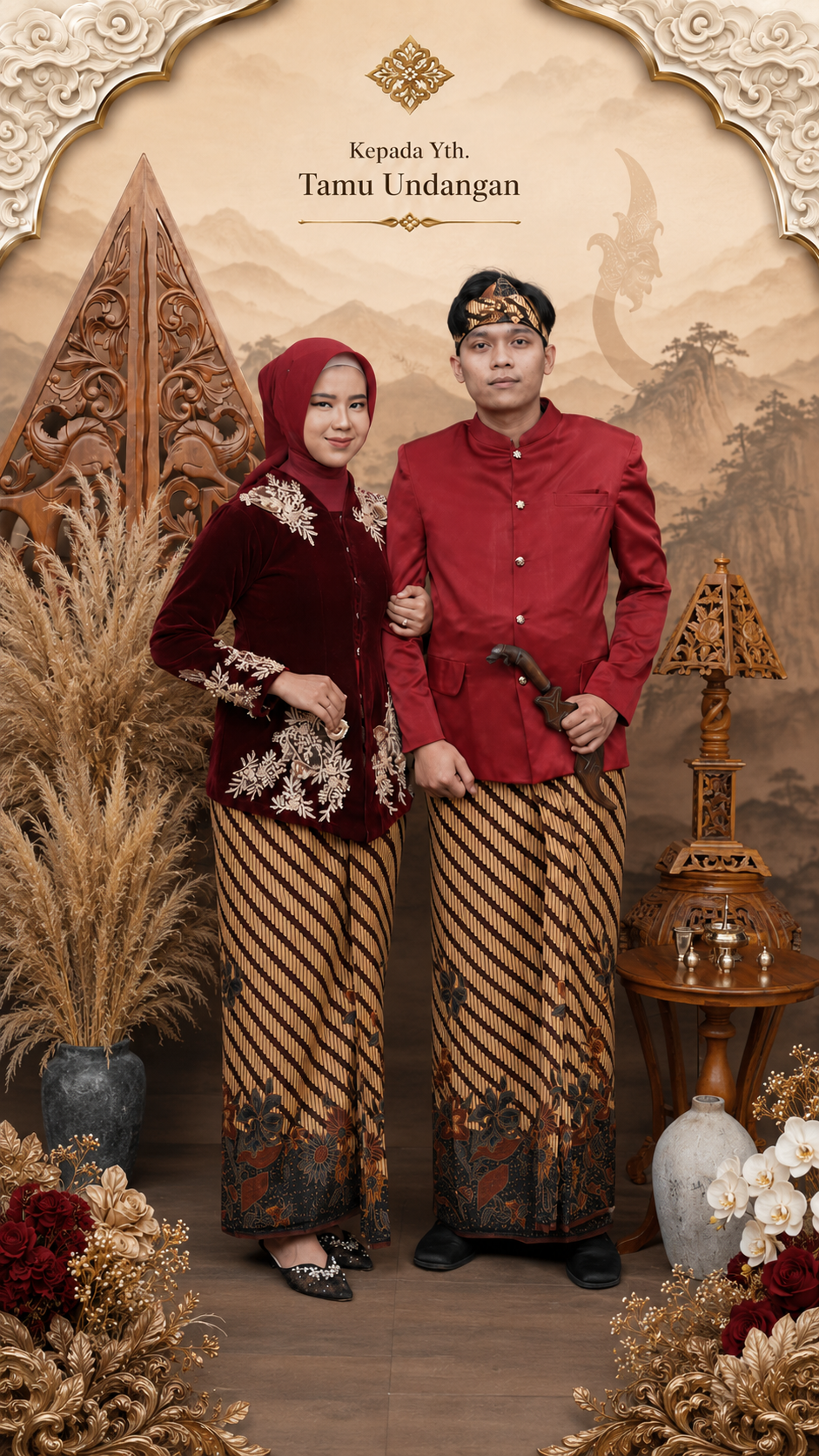Undangan digital Putri dan Fikri